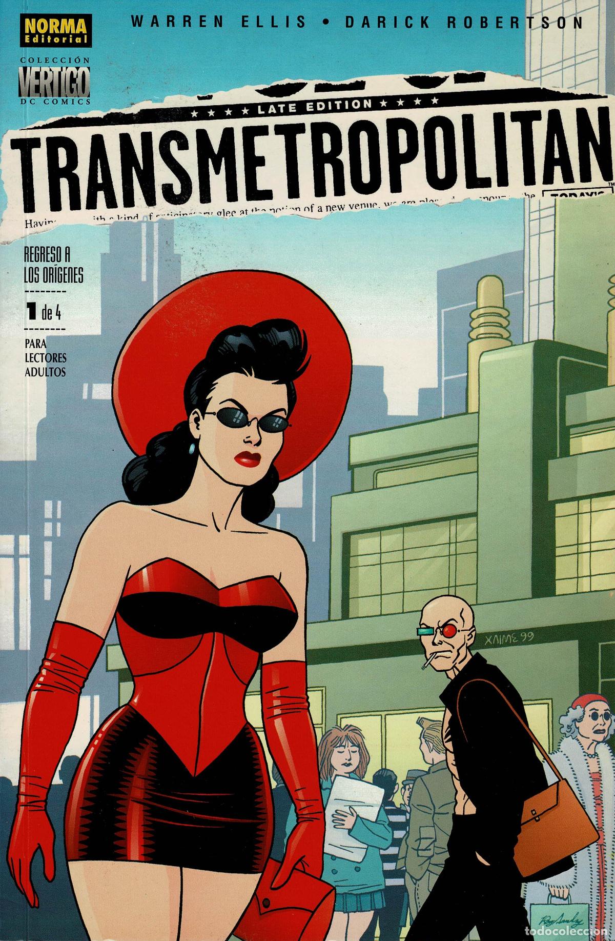 C&oacute;mics: Transmetropolitan.Regreso a los or&iacute;genes.completa 4 vol.Norma editorial