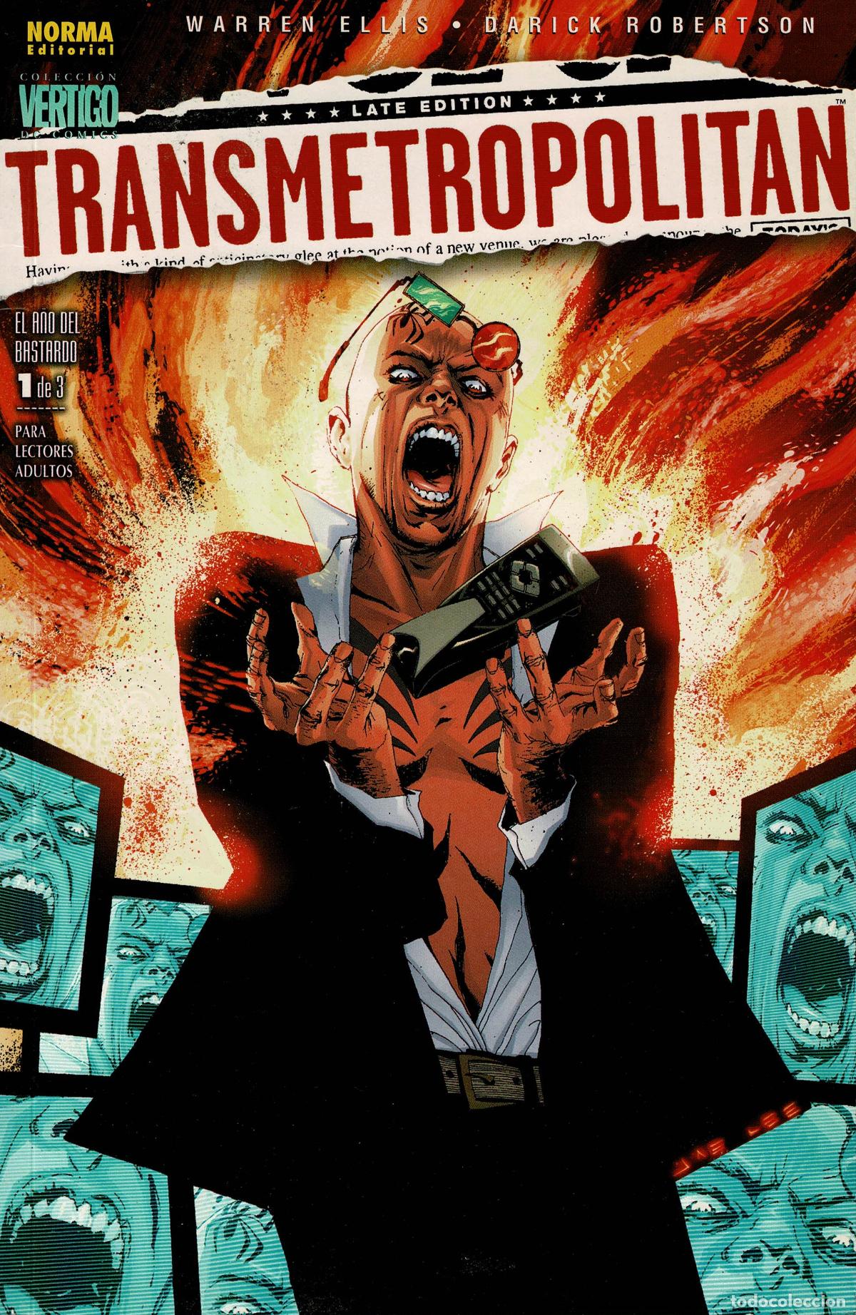 C&oacute;mics: Transmetropolitan.El amo bastardo.completa 3 vol.Norma editorial
