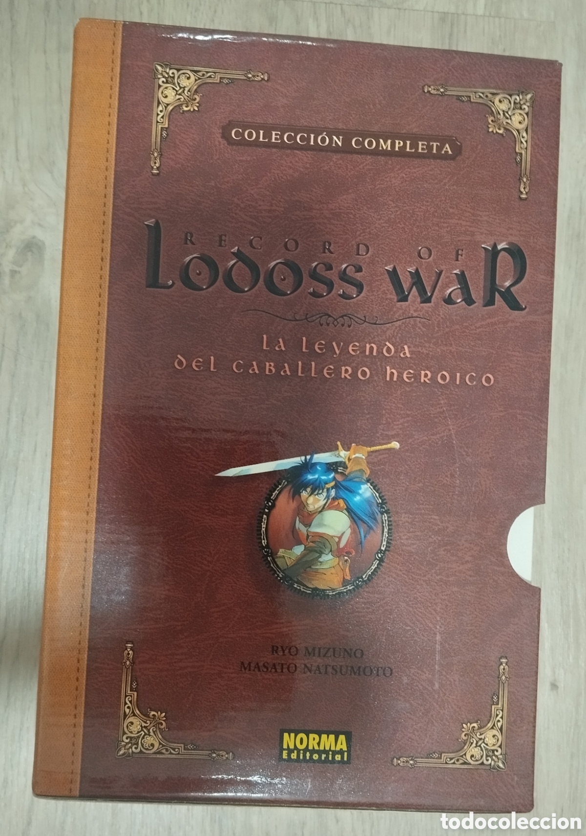 C&oacute;mics: cofre especial de coleccionista de la serie manga Record of Lodoss War: La Leyenda Caballero Heroico