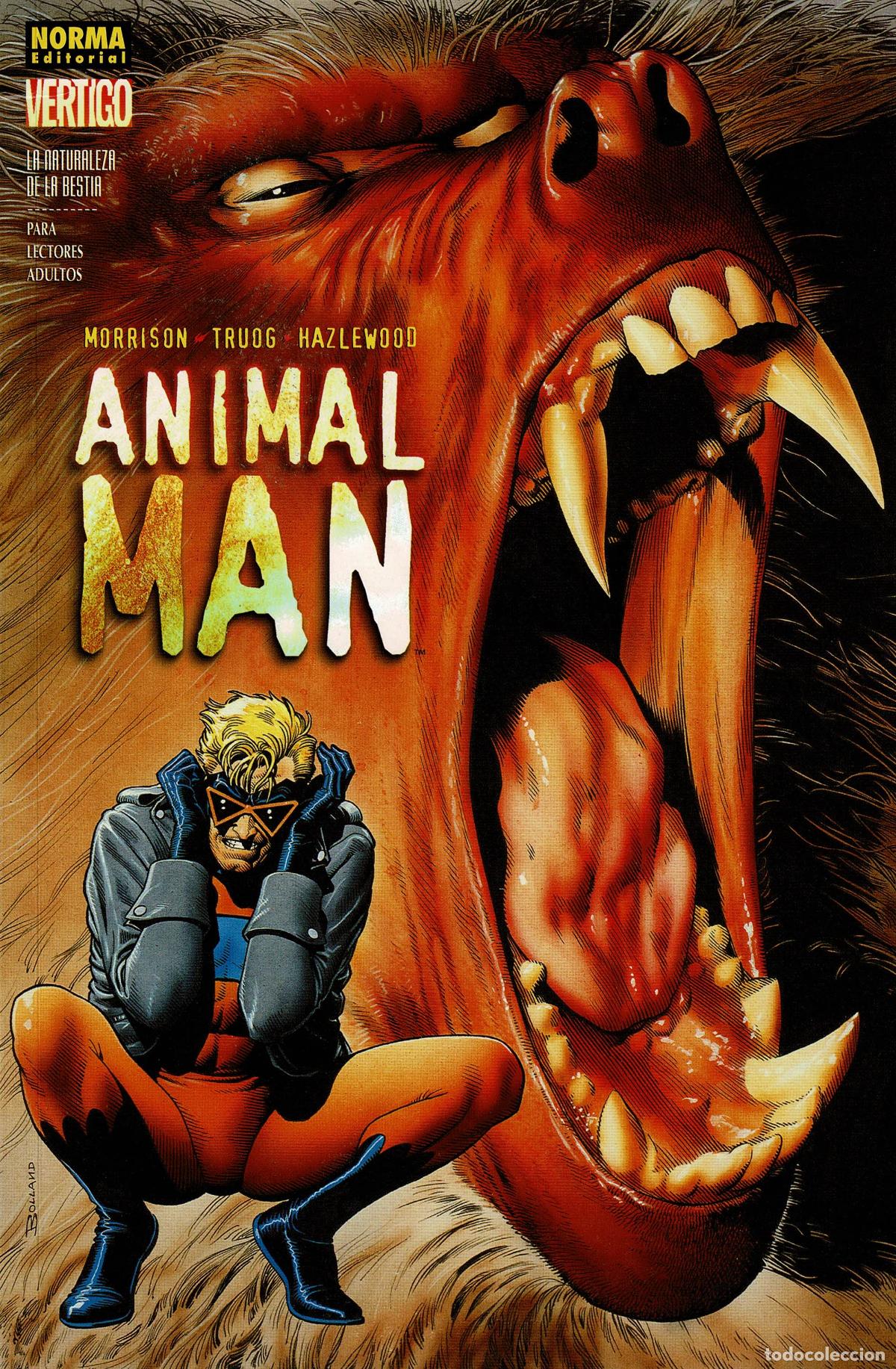 C&oacute;mics: Animal Man.la naturaleza de la bestia.colecc.Vertigo.Norma editorial