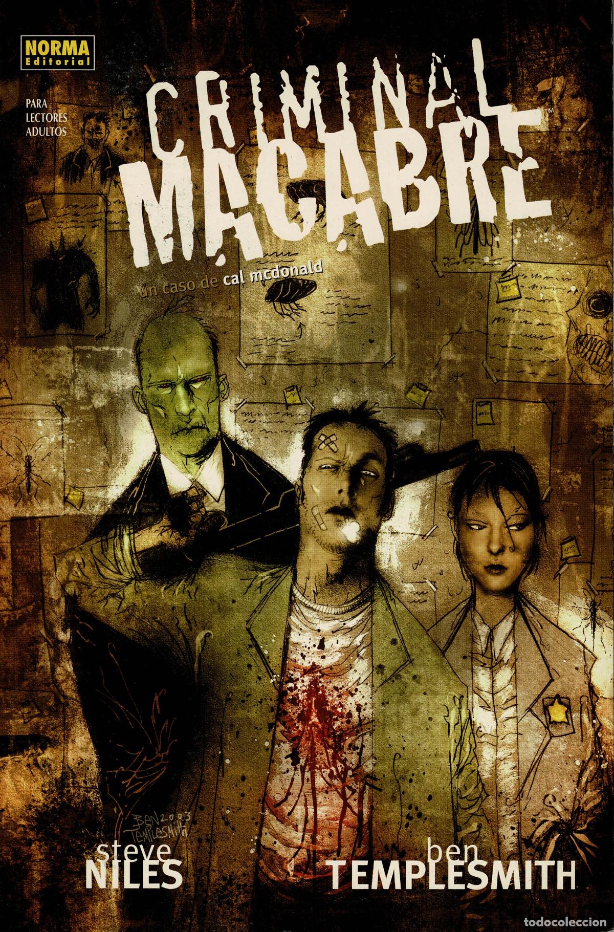 C&oacute;mics: Criminal macabre.Norma editorial
