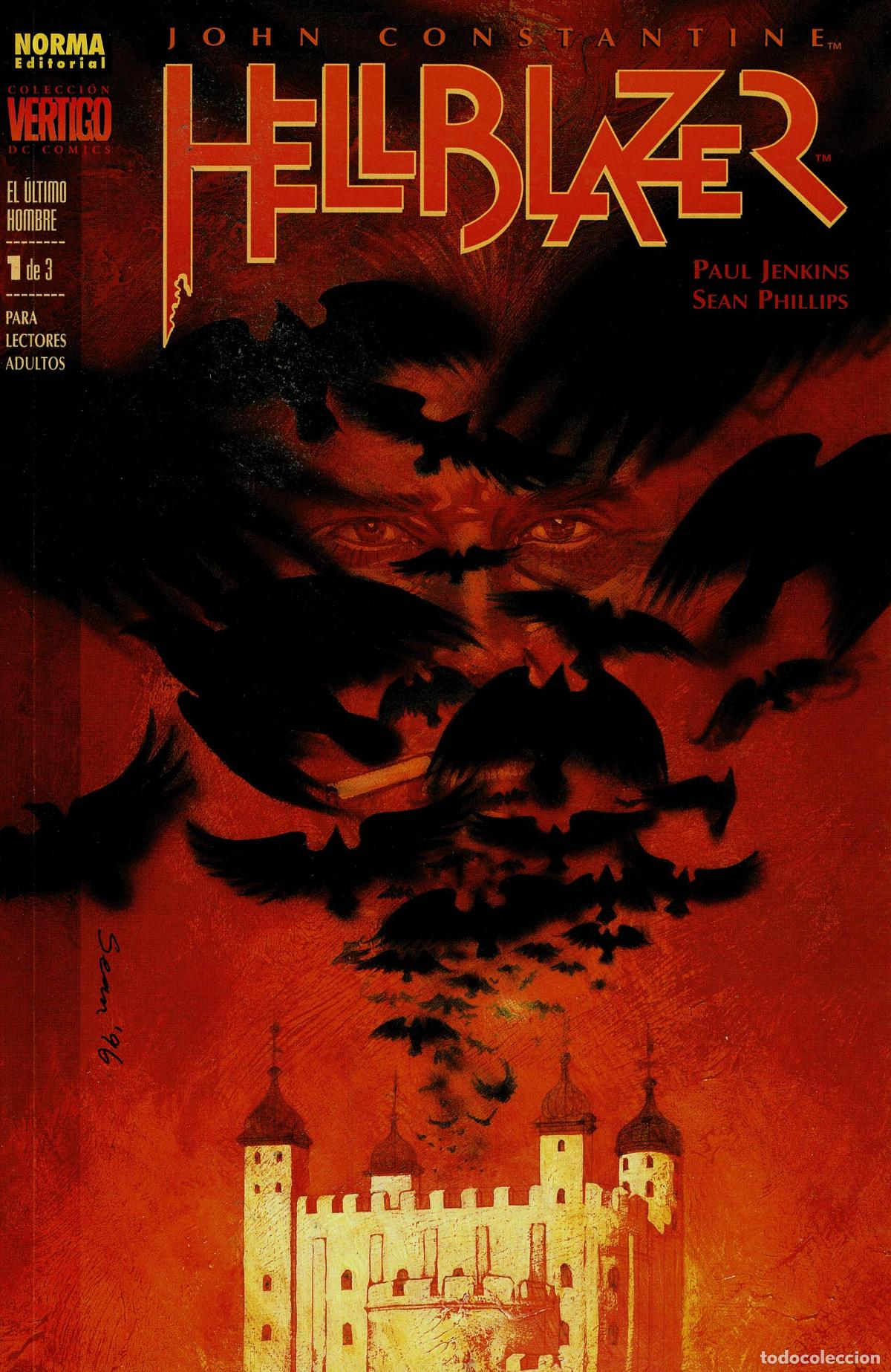 C&oacute;mics: Hellblazer.El &uacute;ltimo hombre.completa 3 vol.colecc.Vertigo.Norma editorial