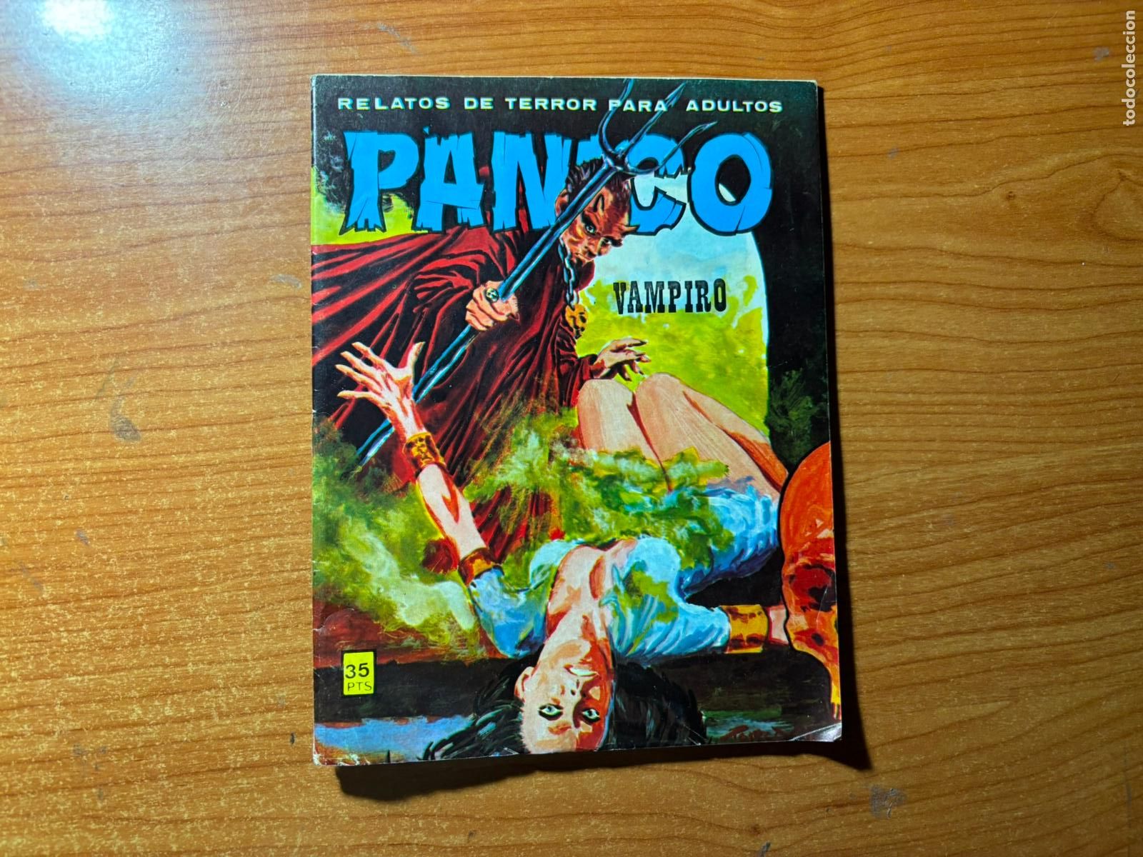 C&oacute;mics: PANICO N&ordm; 50 VAMPIRO EDITORIAL VILMAR 1982