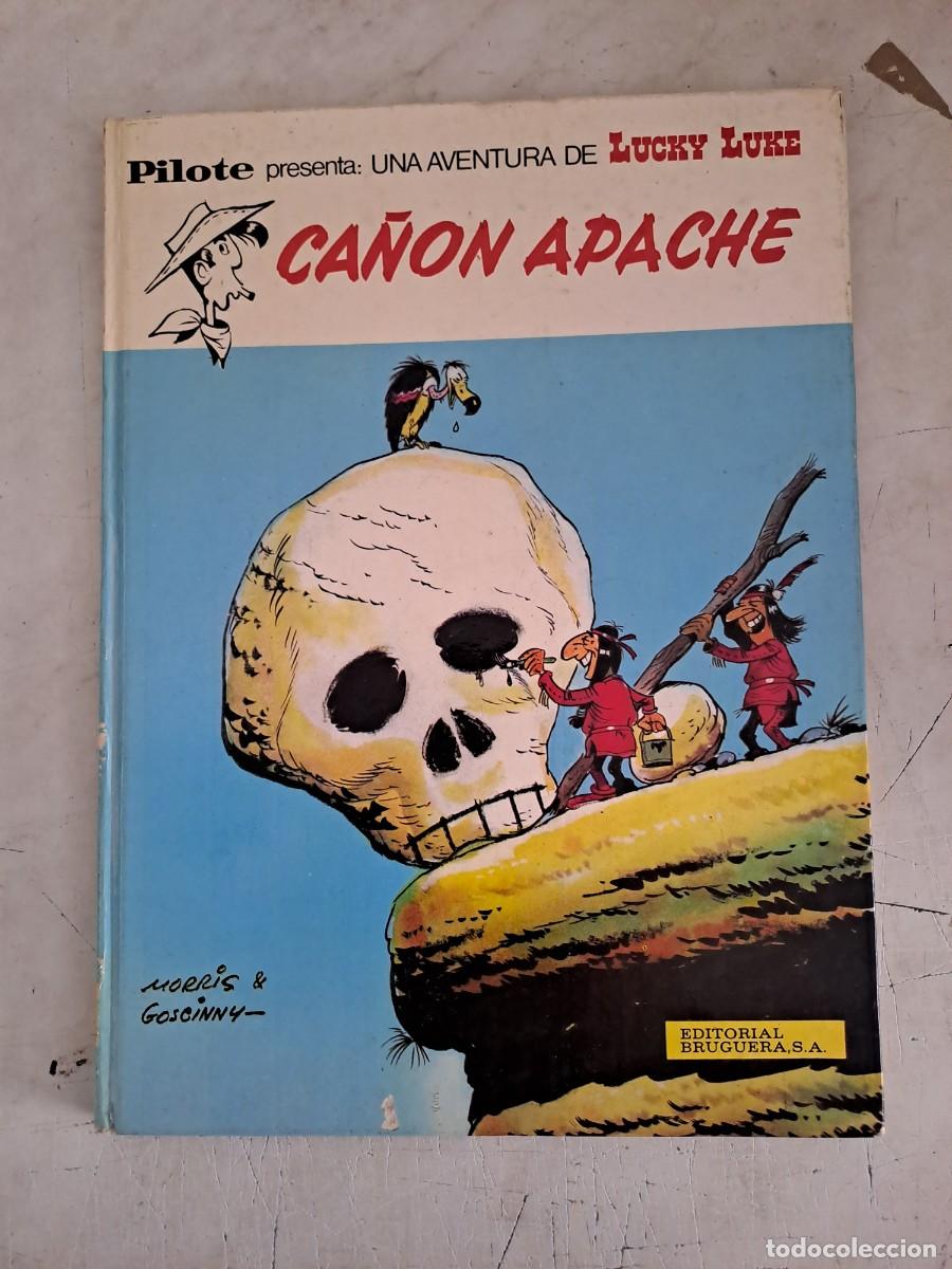 C&oacute;mics: Lucky Luke, ca&ntilde;&oacute;n apache, Bruguera en buen estado