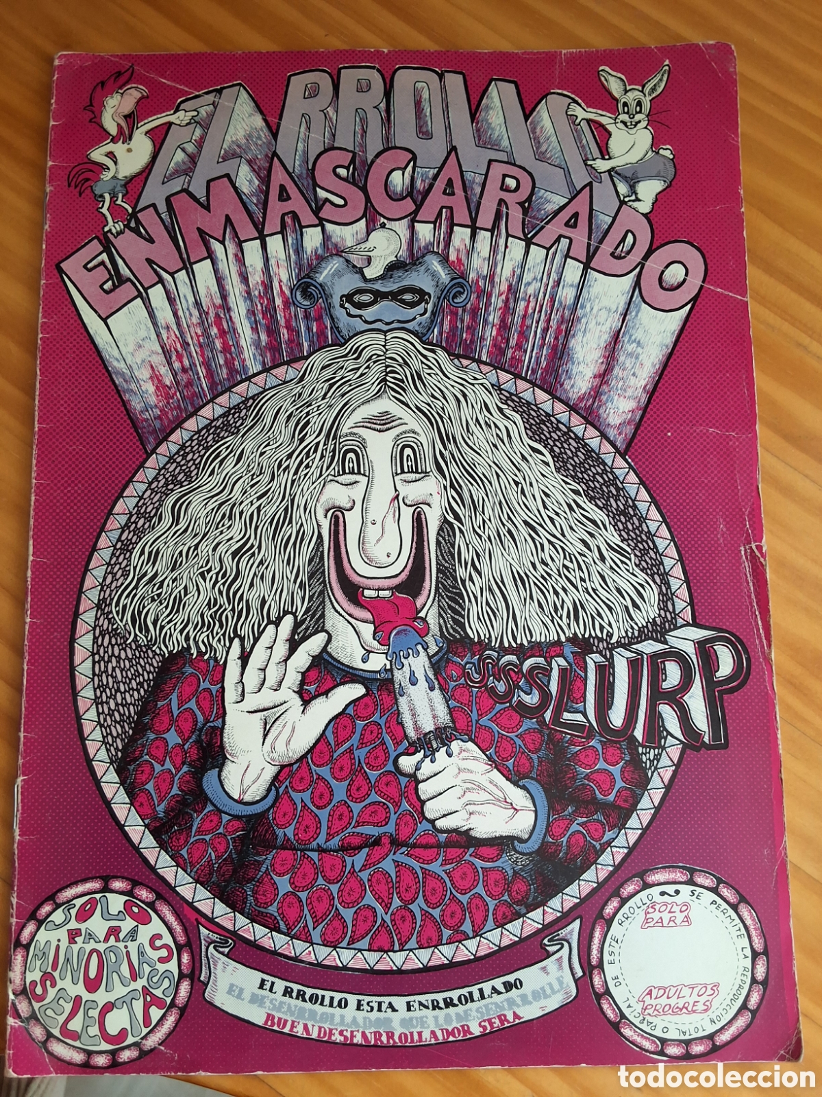 C&oacute;mics: El rrollo enmascarado comic fanzine a&ntilde;o 1973