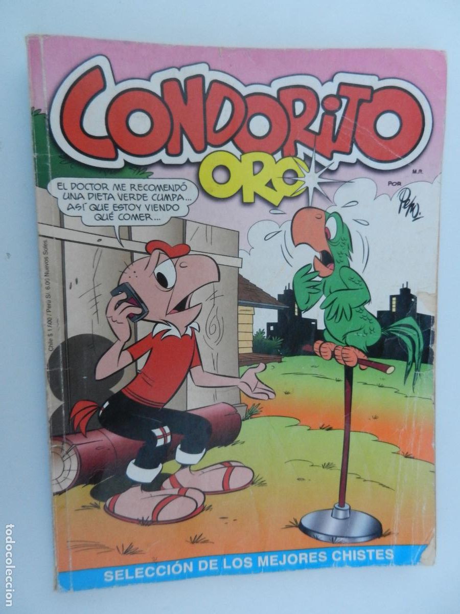 C&oacute;mics: CONDORITO DE ORO COMIC - EDITORA TELEVISA -PASTA BLANDA -SELECCION DE LOS MEJORES CHISTES