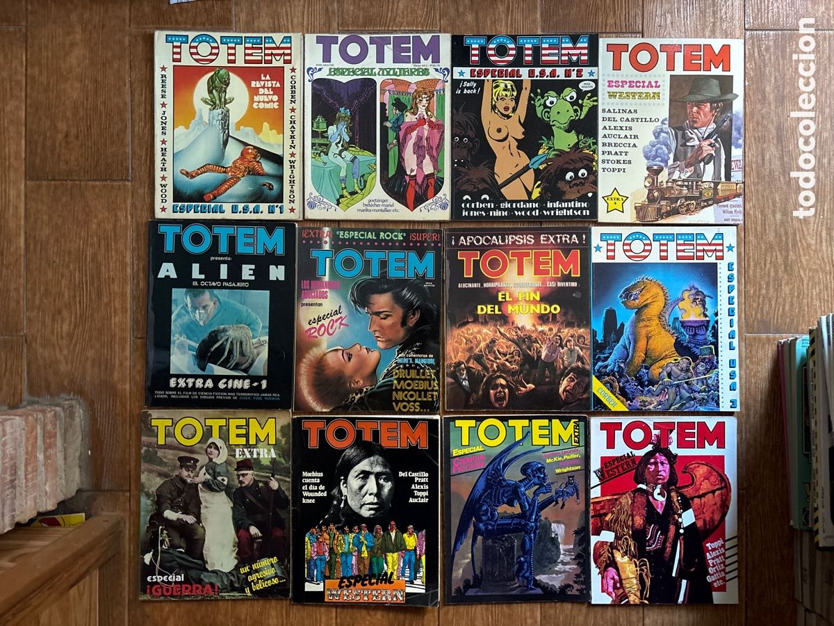 C&oacute;mics: TOTEM EXTRA - COLECCI&Oacute;N COMPLETA DE 21 EJEMPLARES NUEVA FRONTERA -1977