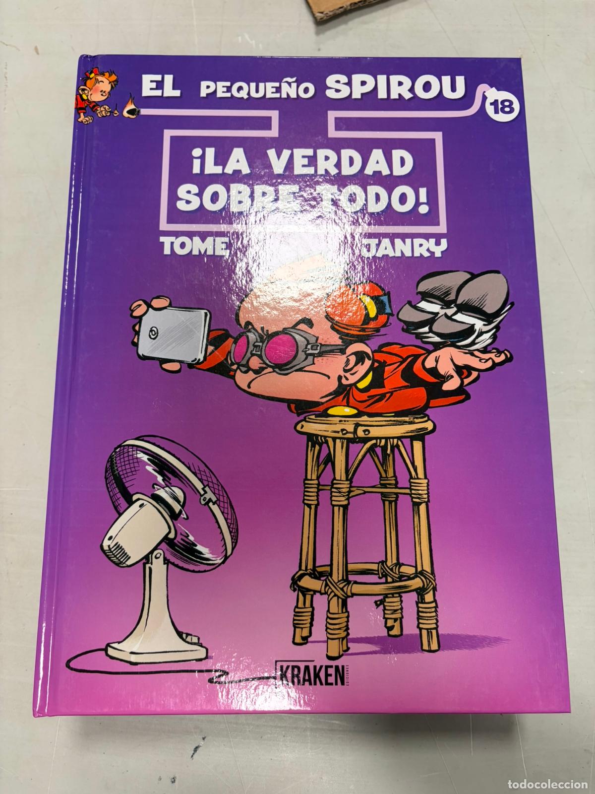 C&oacute;mics: EL PEQUE&Ntilde;O SPIROU N&ordm; 18 &iexcl;LA VERDAD SOBRE TODO! TOMO TAPA DURA - KRAKEN