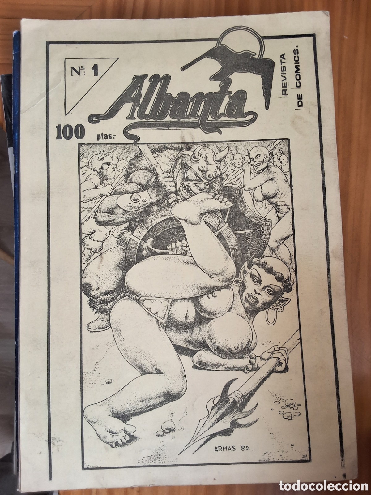 C&oacute;mics: Albanta comic fanzine n&uacute;mero 1 a&ntilde;o 1982
