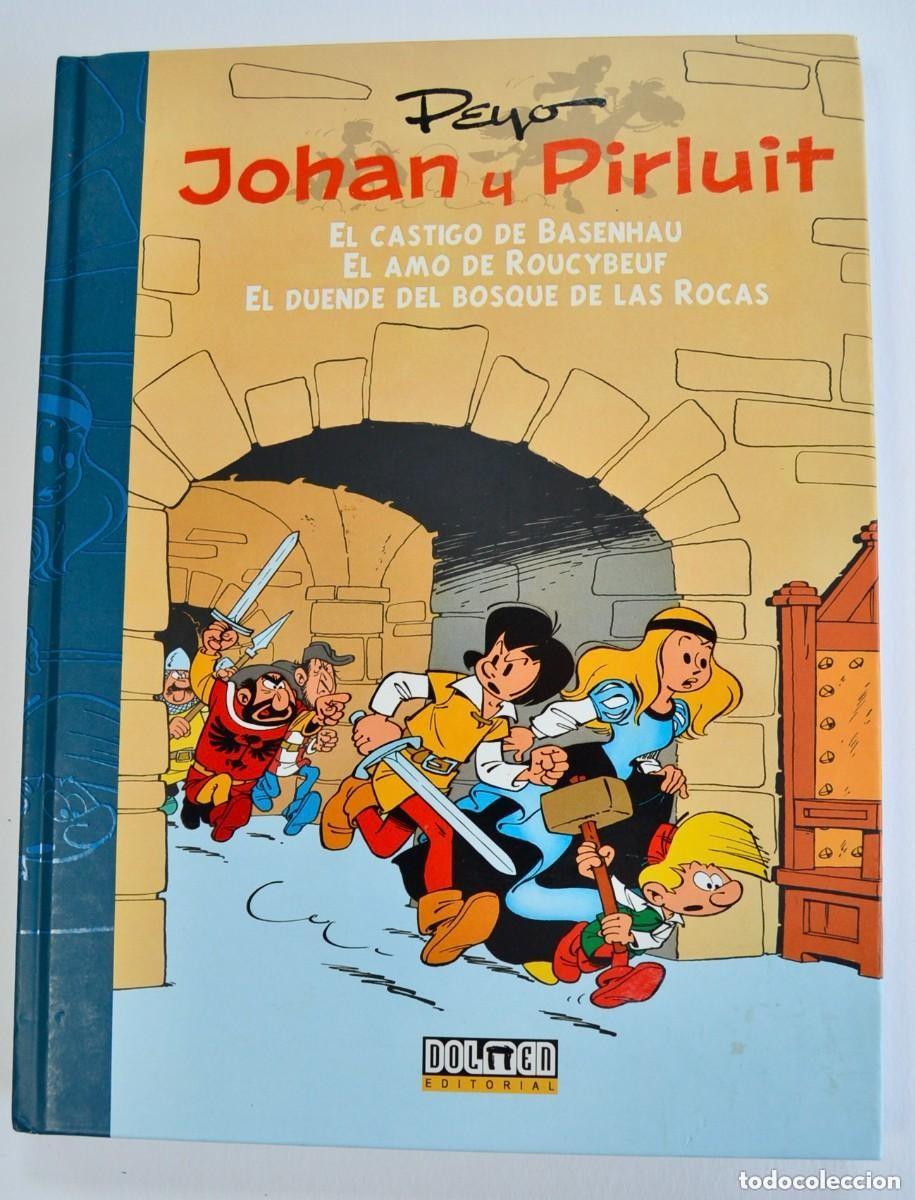 C&oacute;mics: JOHAN Y PIRLUIT N&ordm; 1 (PEYO) DOLMEN - CARTONE - MUY BUEN ESTADO
