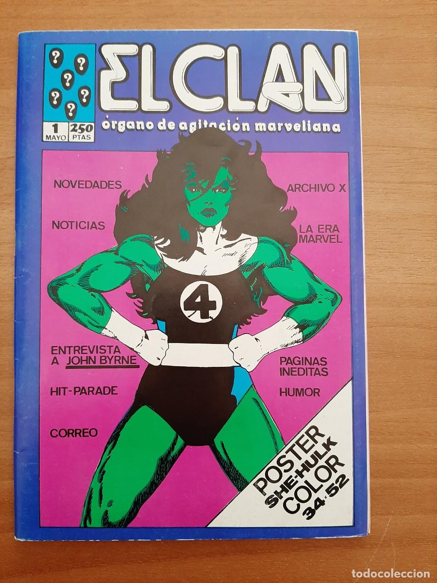 C&oacute;mics: EL CLAN N&ordm;1 (VOL. 2). &Oacute;RGANO DE AGITACI&Oacute;N MARVELIANA - FANZINE - INCLUYE POSTER