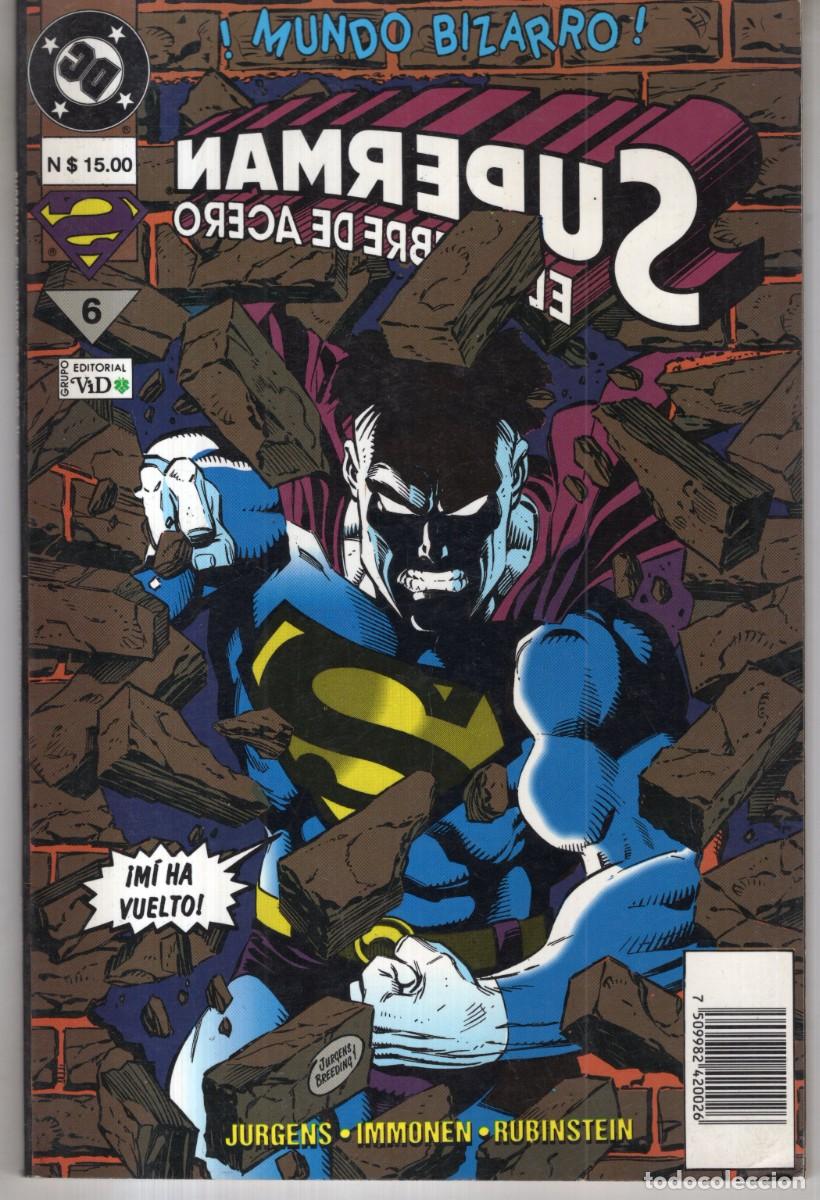 C&oacute;mics: SUPERMAN EL HOMBRE DE ACERO N&ordm; 6 VID - Foto 1