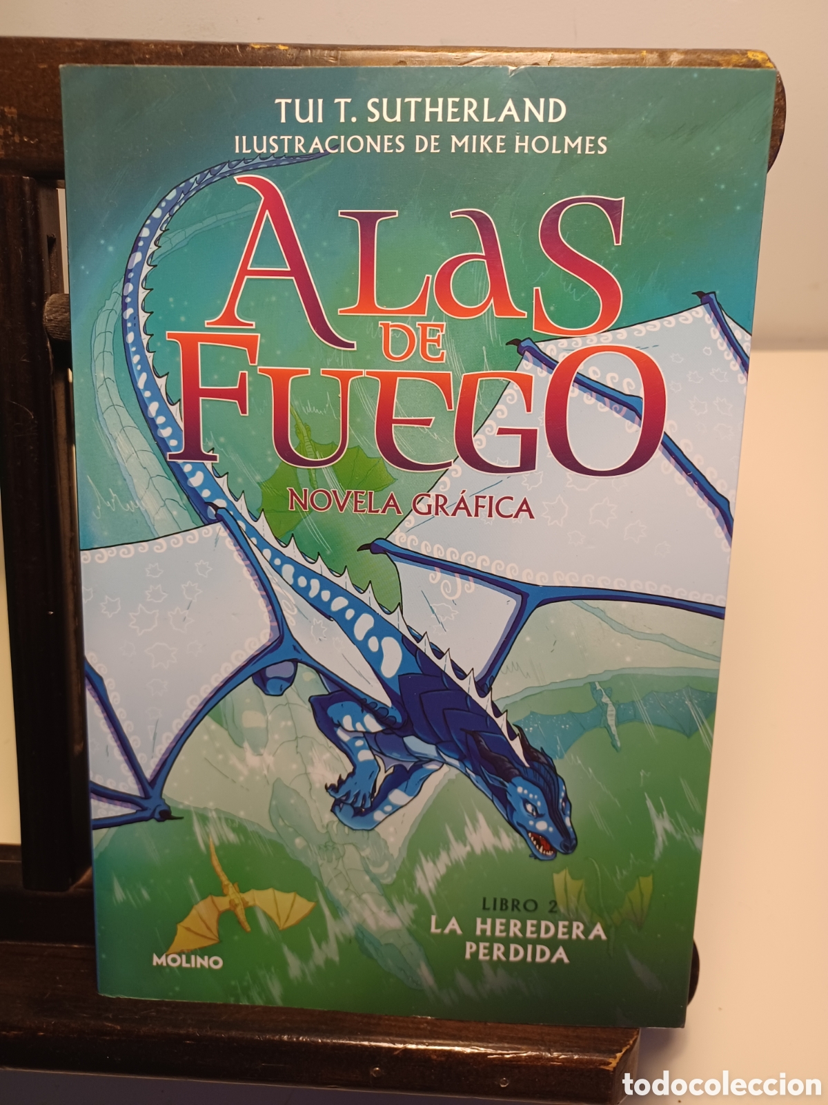 C&oacute;mics: Alas de fuego. Novela gr&aacute;fica. Libro 2 La heredera perdida/ Molino/ NUEVO A ESTRENAR
