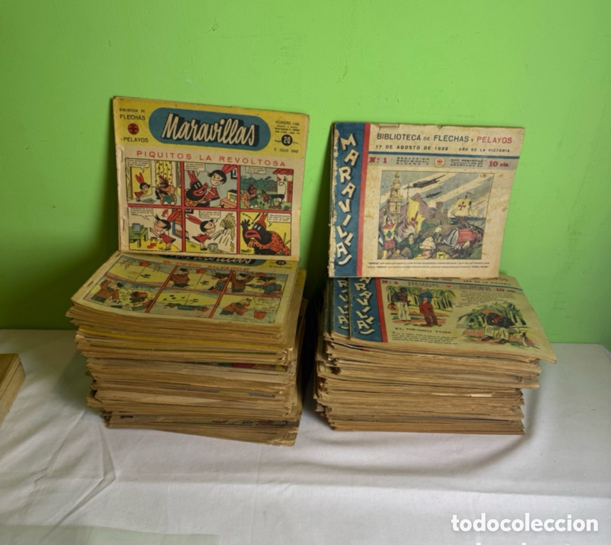 Fumetti: Colecci&oacute;n completa 324 Tebeos Maravillas 1939-1945 Guerra Civil Colecci&oacute;n Particular Arturo Mart&iacute;nez