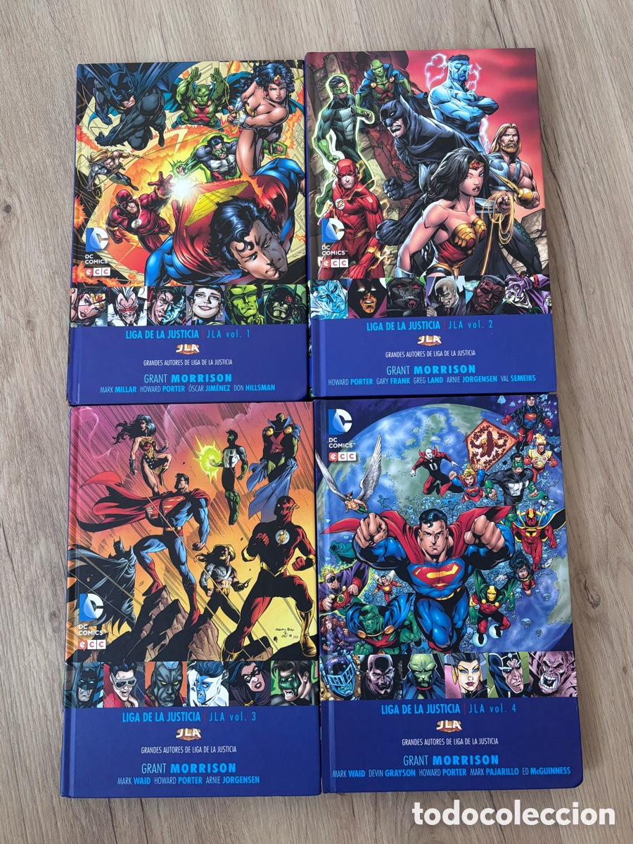 C&oacute;mics: JLA de Grant Morrison 1 al 4, completa ECC