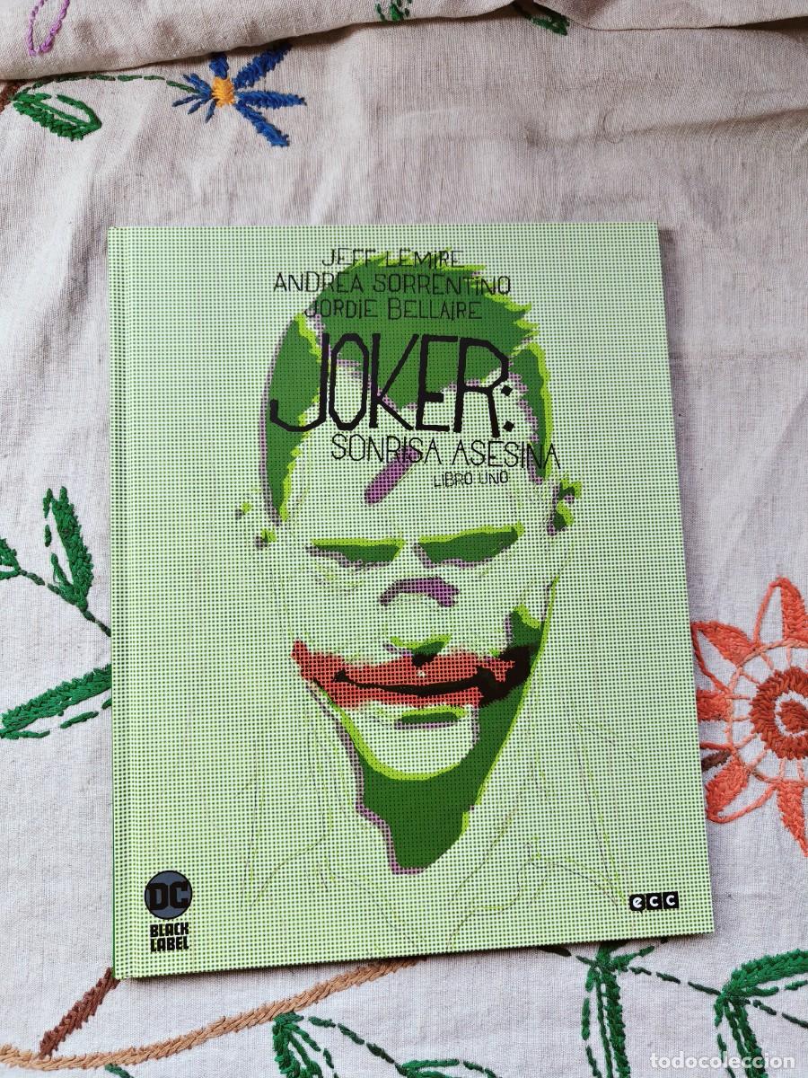 C&oacute;mics: Joker Sonrisa Asesina. Libro Uno. Jeff Lemire. ECC. DC Comics. Edici&oacute;n en tapa dura.