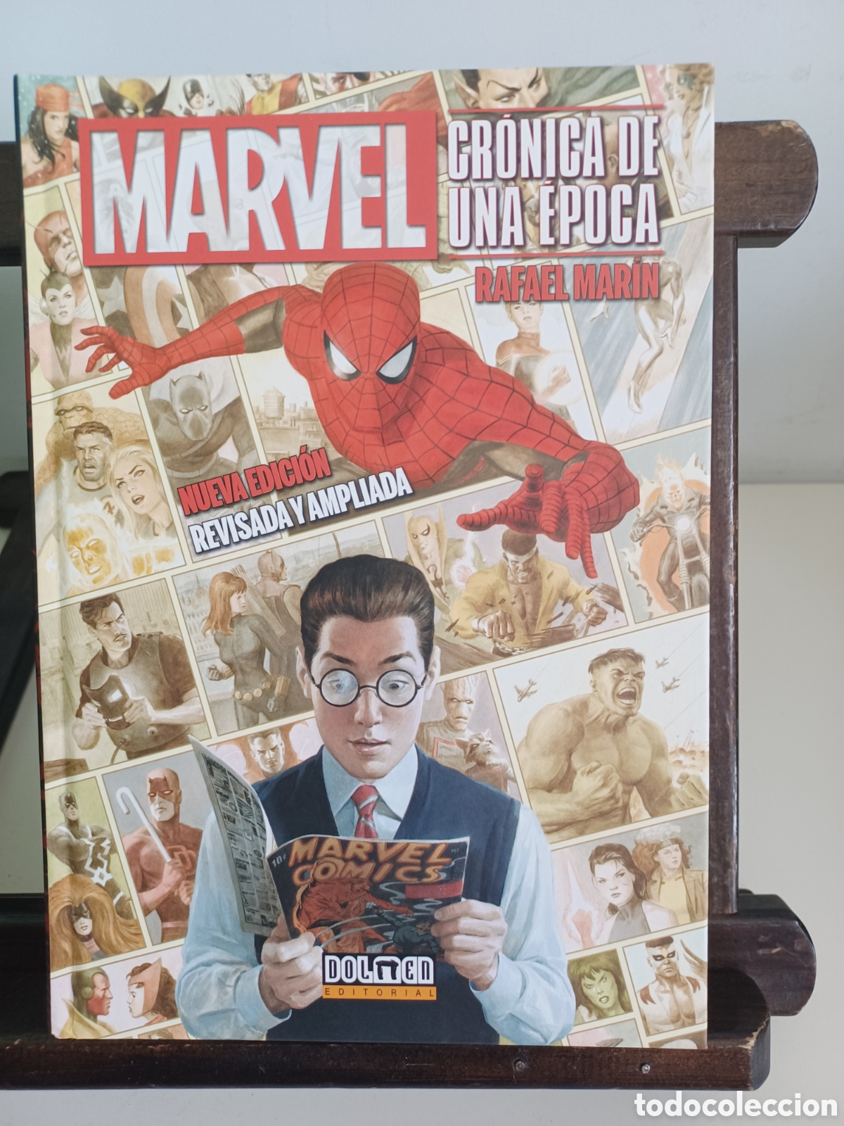 C&oacute;mics: Marvel. Cr&oacute;nica de una &eacute;poca/ Rafael Mar&iacute;n/ Dolmen/ NUEVO A ESTRENAR