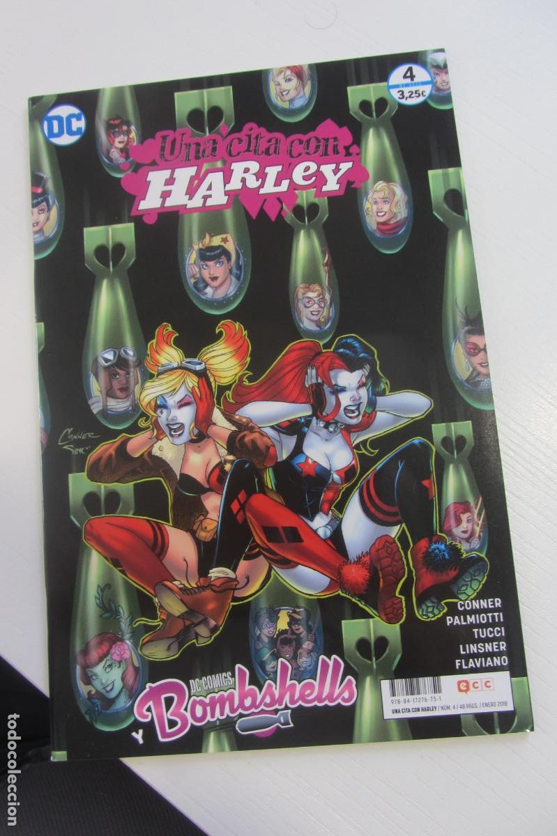 C&oacute;mics: UNA CITA CON HARLEY - DC COMIC BOMBSHELLS N&ordm; 4 ECC arx95