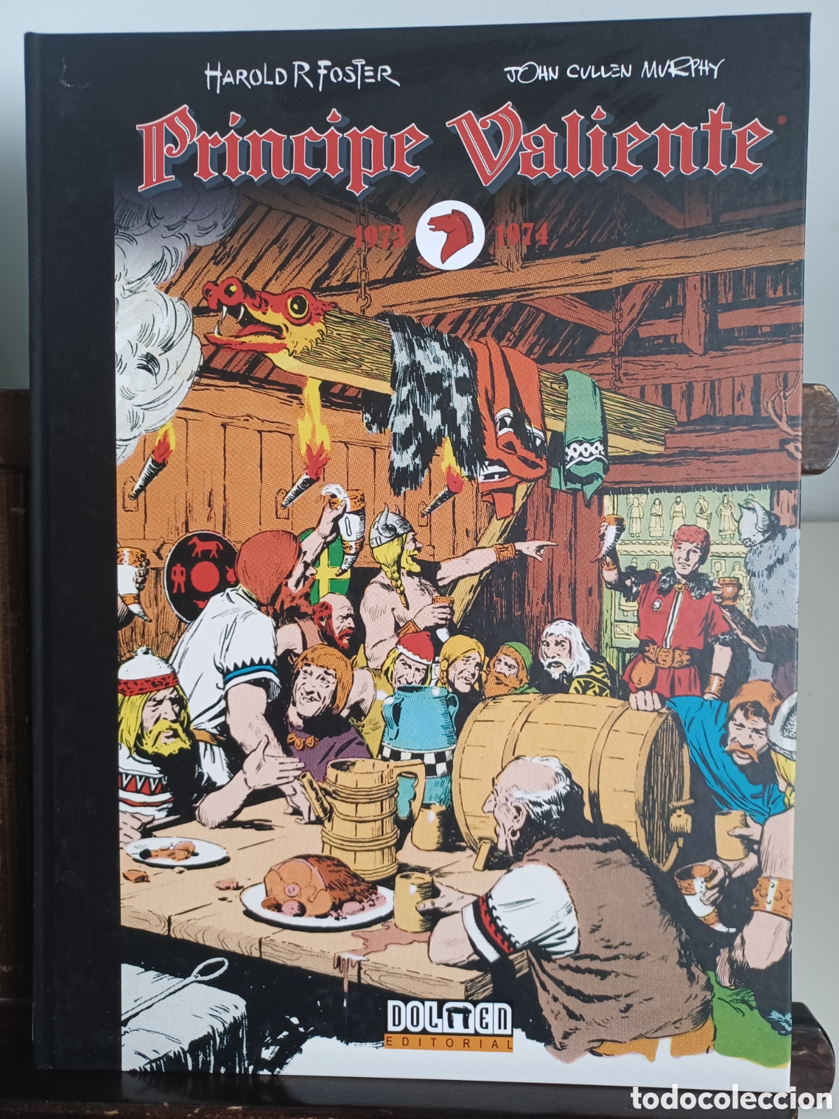 C&oacute;mics: Pr&iacute;ncipe Valiente 1973-1974/ Harold Foster/ Dolmen/ Excelente estado