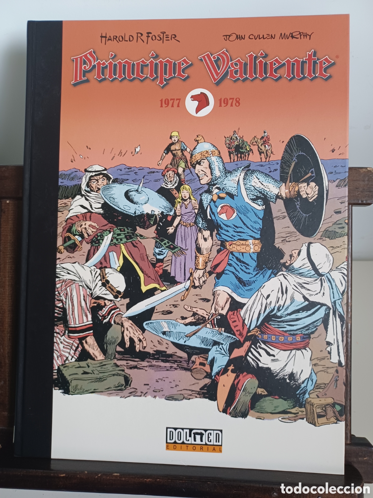 C&oacute;mics: Pr&iacute;ncipe Valiente 1977-1978/ Harold Foster/ Dolmen/ Excelente estado