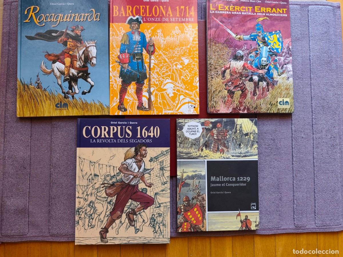 Comics : PACK ORIOL QUERA X 4, Rocaguinarda, Corpus 1649, l'Ex&eacute;rcit errant, etc.