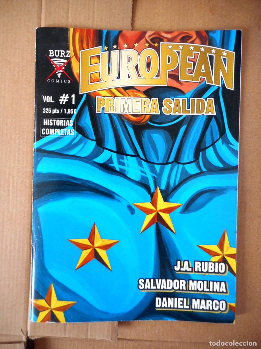 C&oacute;mics: EUROPEAN N&ordm;1 PRIMERA SALIDA (BURZ COMICS - DICIEMBRE 2001)