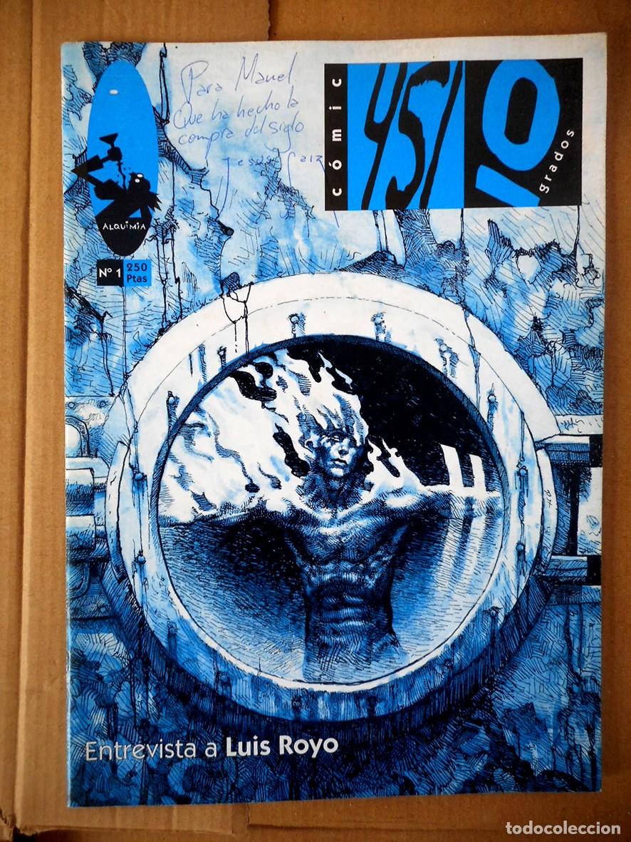 C&oacute;mics: FANZINE 451 GRADOS N&ordm;1 (1994) -ENTREVISTA A LUIS ROYO Y AUT&Oacute;GRAFO DE JES&Uacute;S SAIZ-