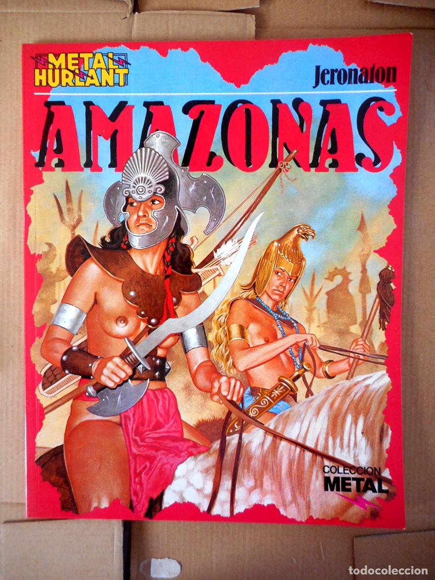 C&oacute;mics: COLECCI&Oacute;N METAL N&ordm;17 AMAZONAS (EUROCOMIC-OCTUBRE 1984) JERONATON