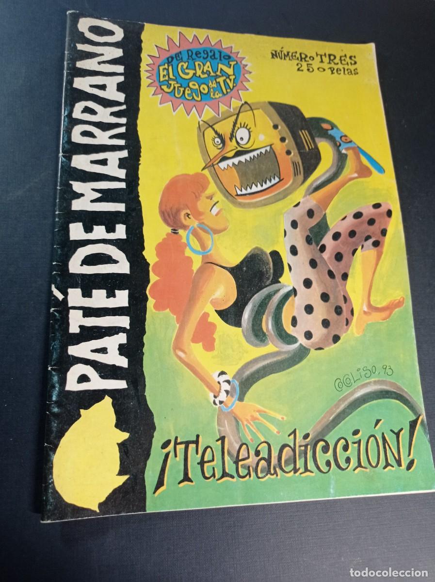 C&oacute;mics: PATE DE MARRANO, N&ordm; 3. TELEADICCI&Oacute;N. CRIMEN DE ALCASER POR &Aacute;LVAREZ RABO. ENTRIALGO. ATA. RAIZ. 1993.