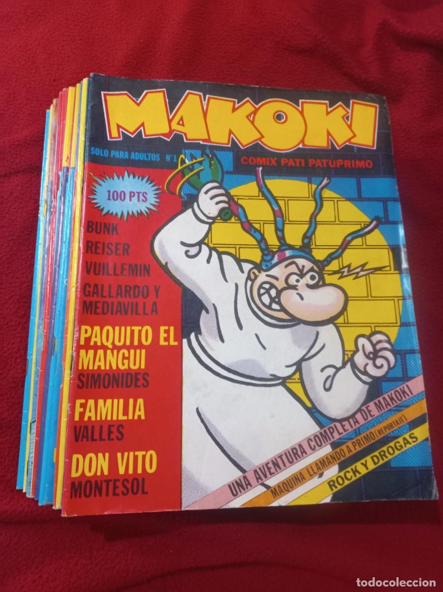 C&oacute;mics: MAKOKI 1&ordf; EPOCA 1982 - COLECCION COMPLETA - ED. J.M. BERENGUER - REVISTA 17 NUMEROS