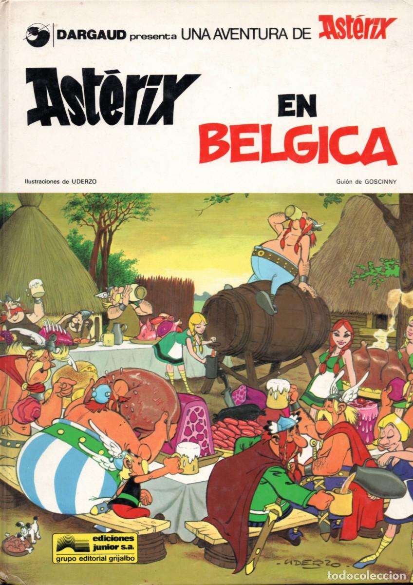 C&oacute;mics: COMIC &rdquo; ASTERIX EN B&Eacute;LGICA &rdquo; ED. JUNIOR / DARGAUD. ENCUADERNACI&Oacute;N CARTON&Eacute; 1979