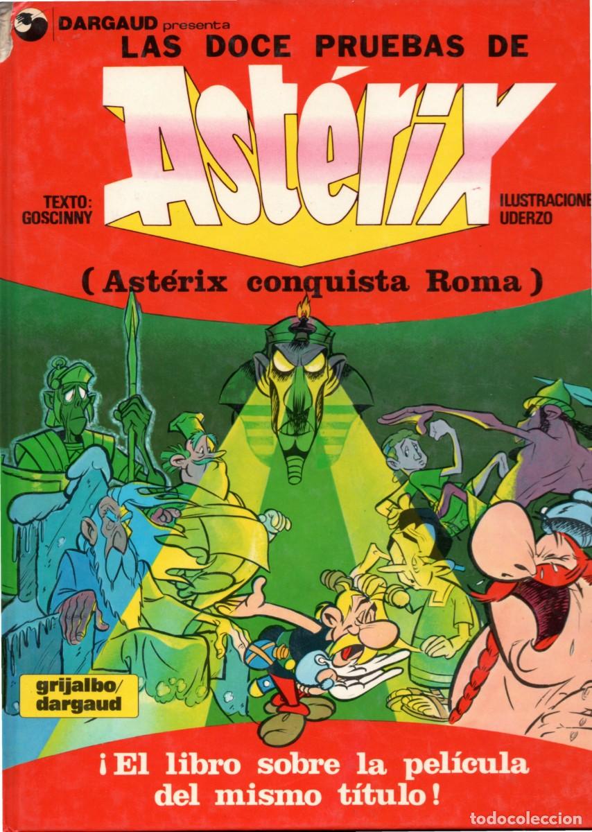 C&oacute;mics: COMIC &rdquo; LAS 12 PRUEBAS DE ASTERIX &rdquo; ED. GRIJALBO / DARGAUD. ENCUADERNACI&Oacute;N CARTON&Eacute; 1991