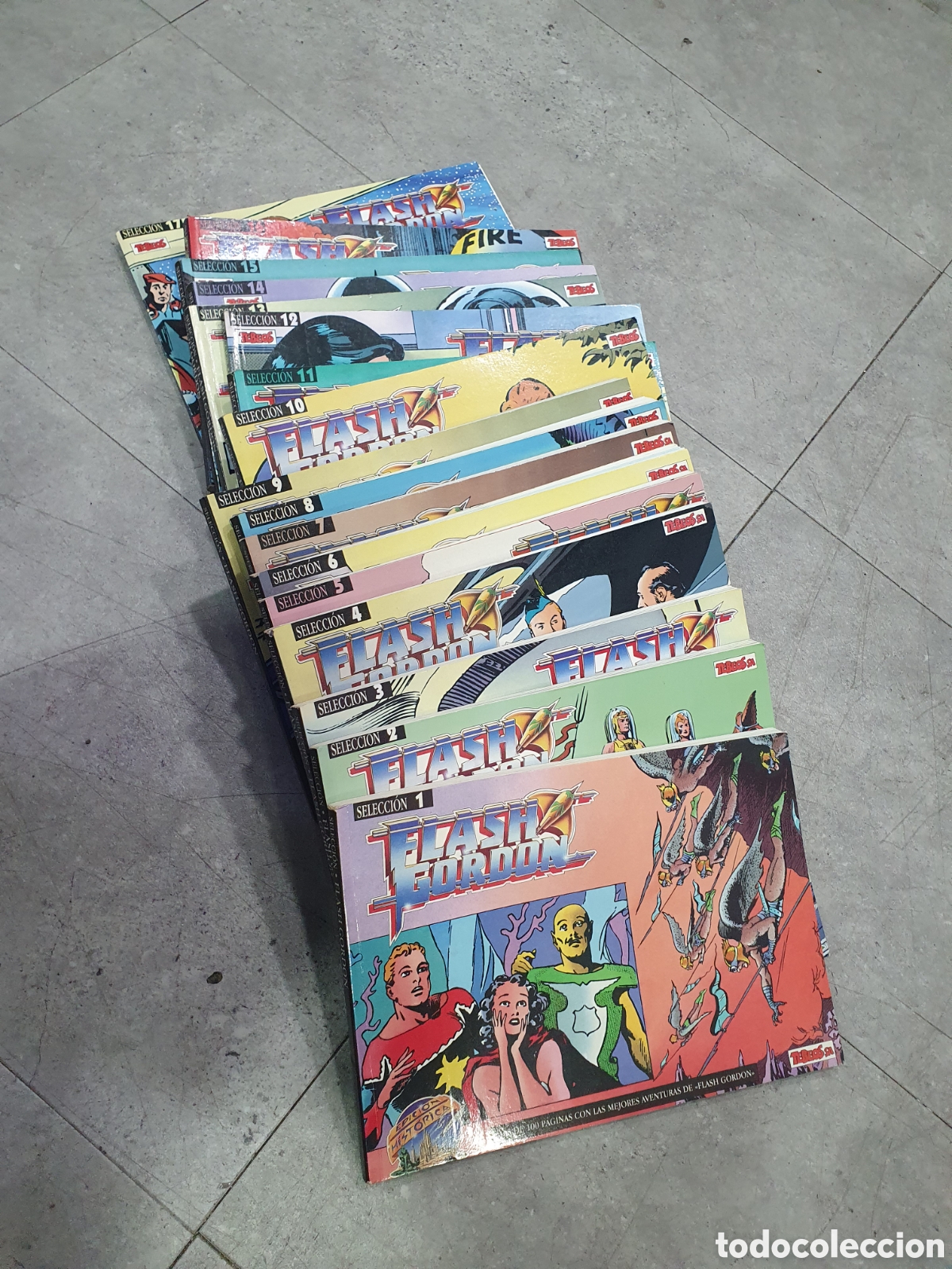 C&oacute;mics: SALIDA 0.01&euro;. Flash Gordon. Lote de c&oacute;mics Edici&oacute;n Hist&oacute;rica. Tebeos S.A.