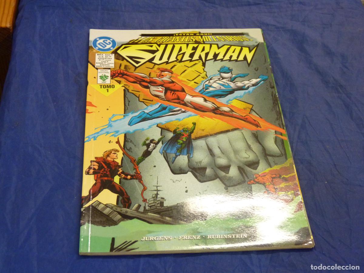C&oacute;mics: SUPERMAN LOS GIGANTES MILENARIOS COMPLETA 3 TOMOS MUY BUEN ESTADO CPB
