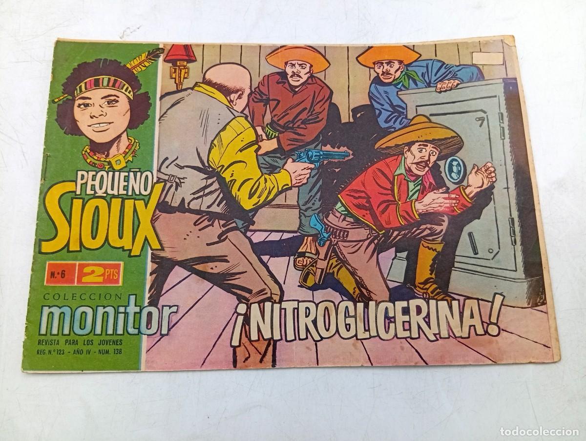 C&oacute;mics: PEQUE&Ntilde;O SIOUX. &iexcl; NITROGLICERINA!. COLECCION MONITOR. 1962. ORIGINAL. VER FOTOS.