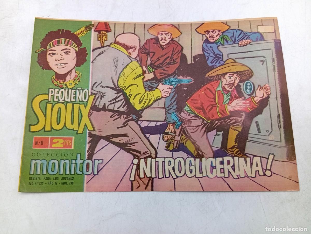 C&oacute;mics: PEQUE&Ntilde;O SIOUX. &iexcl; NITROGLICERINA!. COLECCION MONITOR. 1962. VER FOTOS.