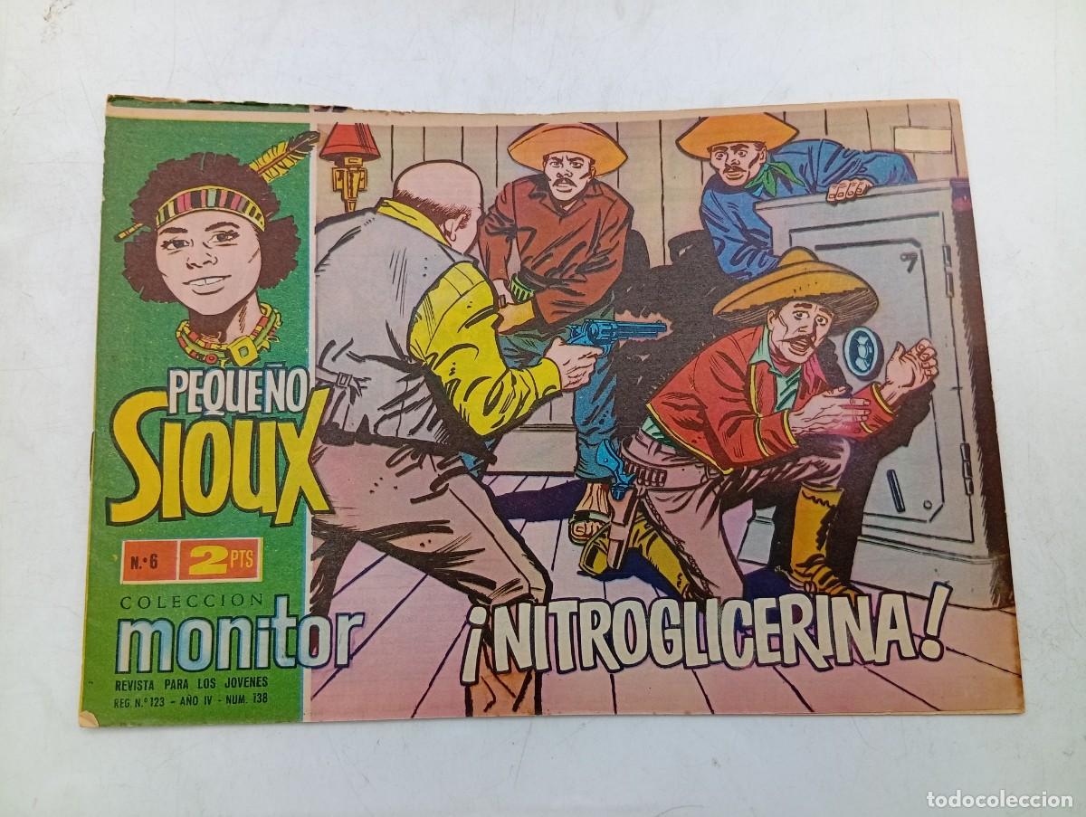C&oacute;mics: PEQUE&Ntilde;O SIOUX. &iexcl; NITROGLICERINA!. COLECCION MONITOR. 1962. VER FOTOS.