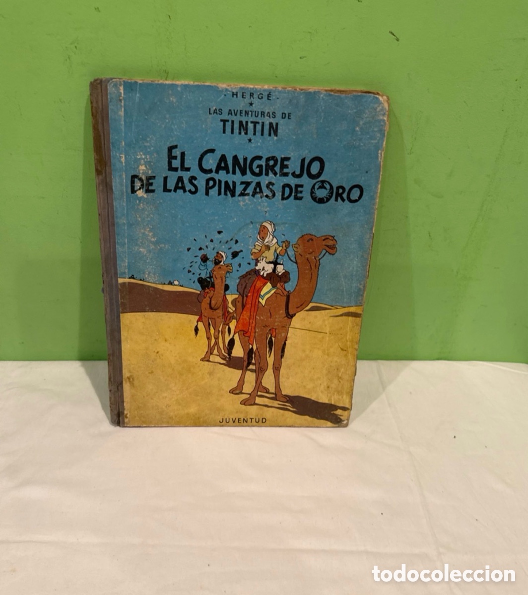 C&oacute;mics: Tint&iacute;n El Cangrejo de las Pinzas de Oro Herg&eacute; segunda edici&oacute;n 1966 Juventud