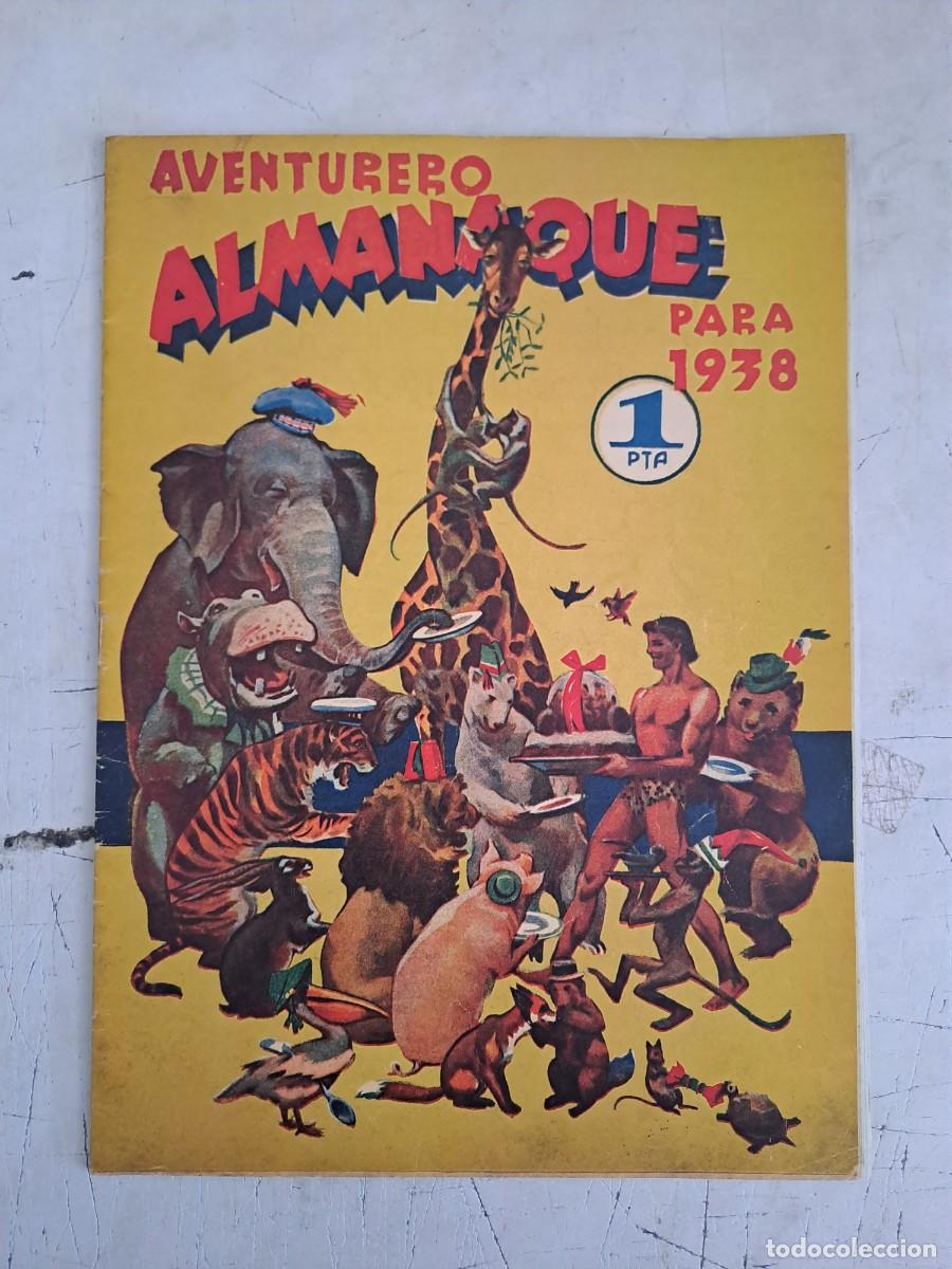 C&oacute;mics: Aventurero, almanaque 1938, Hispano americana Bolsa DA