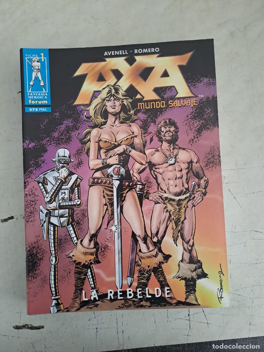 C&oacute;mics: Axa mundo salvaje completa 9 n&uacute;meros, F&oacute;rum en muy buen estado Bolsa DA