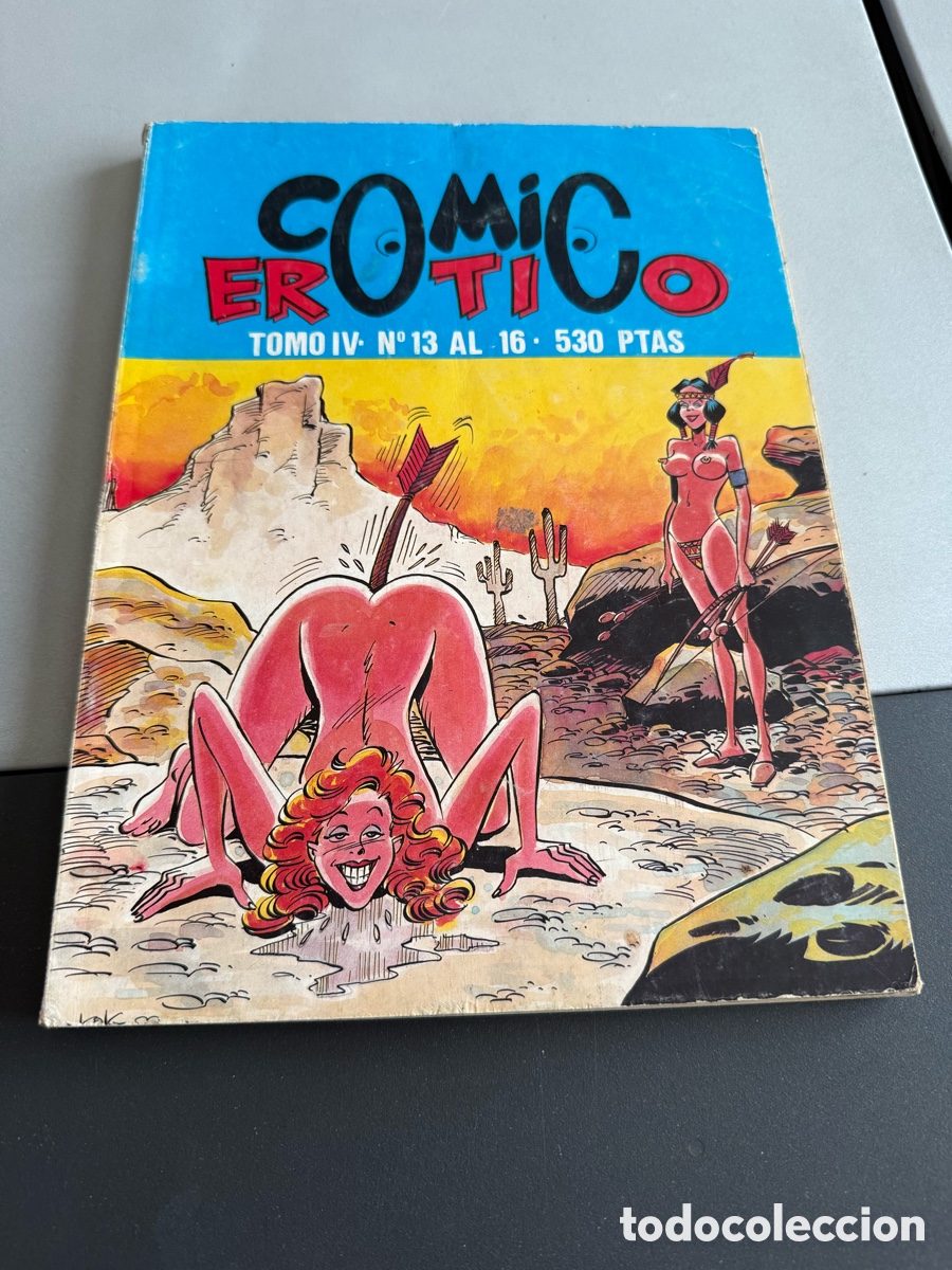 C&oacute;mics: Comic Er&oacute;tico. Retapado Tomo IV. Nos. 13 al 16. Incluye portadas.