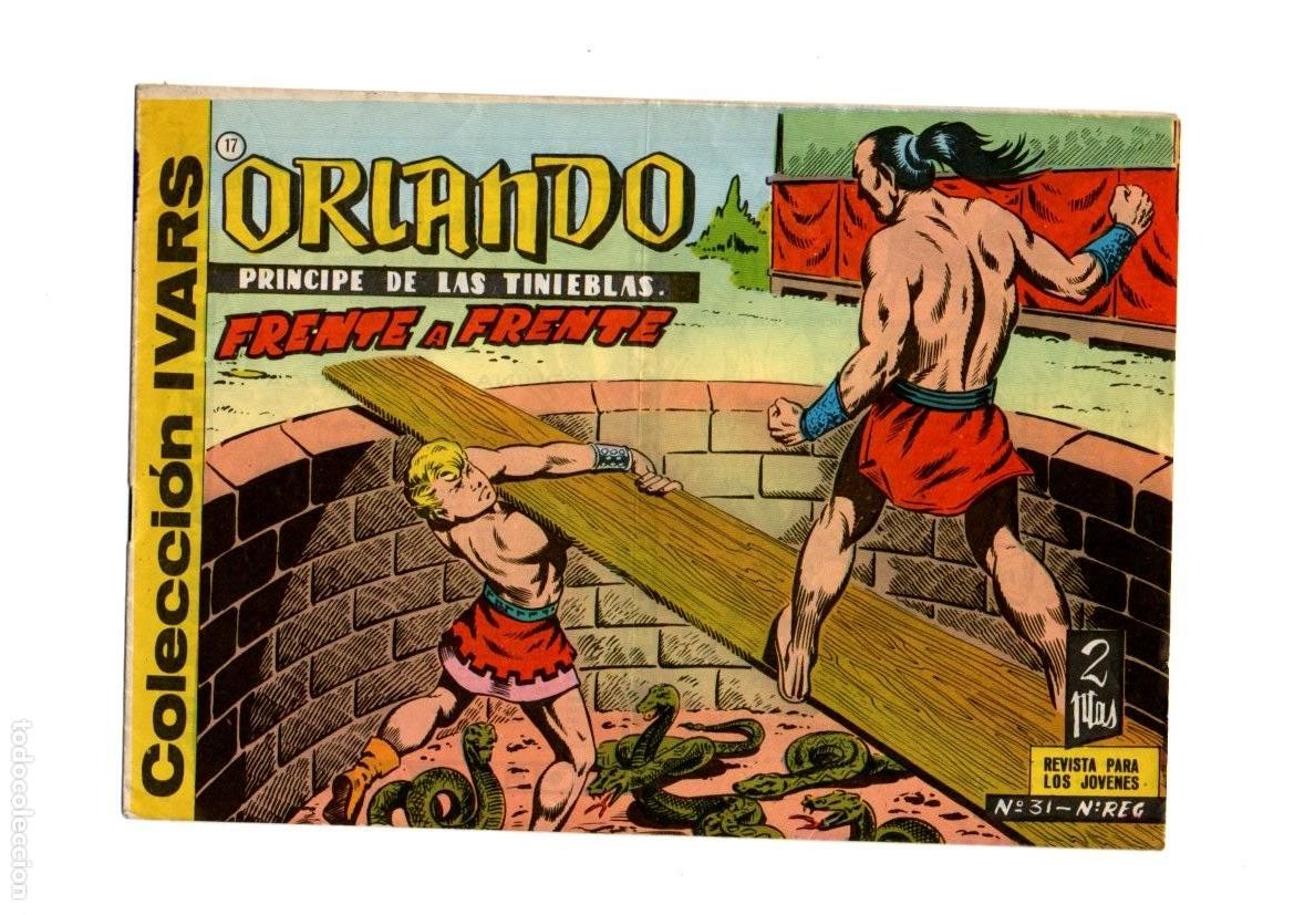 C&oacute;mics: Orlando, Pr&iacute;ncipe de las Tinieblas. N&ordm; 17. es Original y muy dif&iacute;cil de encontrar no se ve ninguno