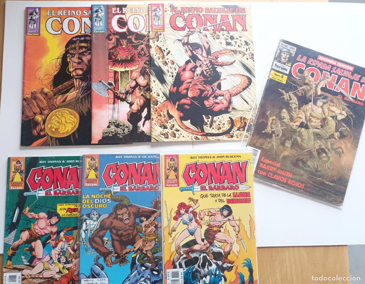 C&oacute;mics: Lote de c&oacute;mics de Conan variados. Ocasion