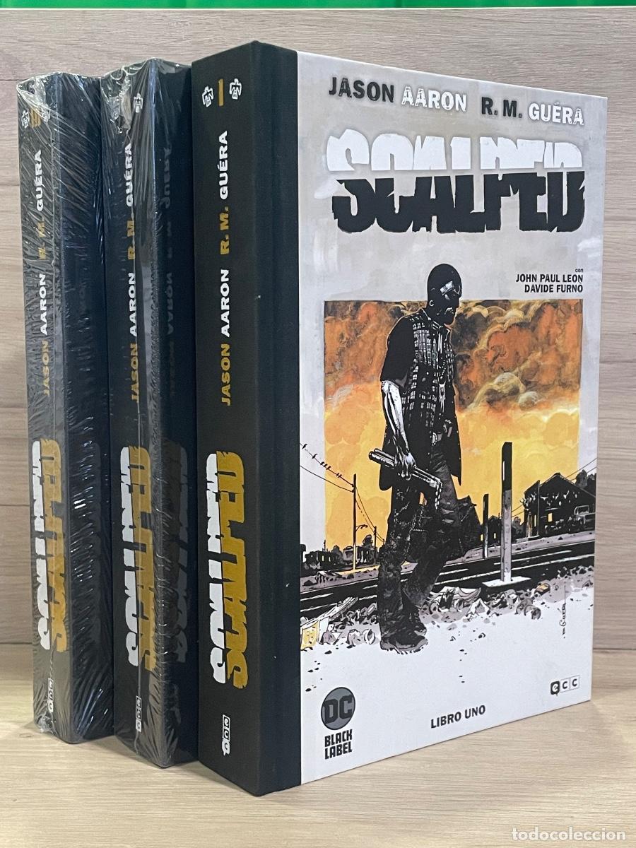 Comics: Scalped: Edici&oacute;n Deluxe en blanco y negro / Completo 3 Vol&uacute;menes / Jason Aaron, R.M. Gu&eacute;ra,