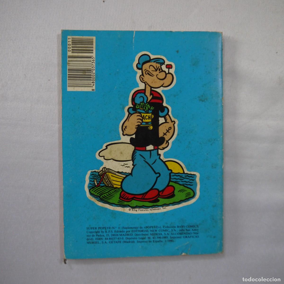C&oacute;mics: TEBEO / C&Oacute;MIC SUPER POPEYE EL MARINO N.&ordm; 11 175 PTS. - 1990 - Foto 12