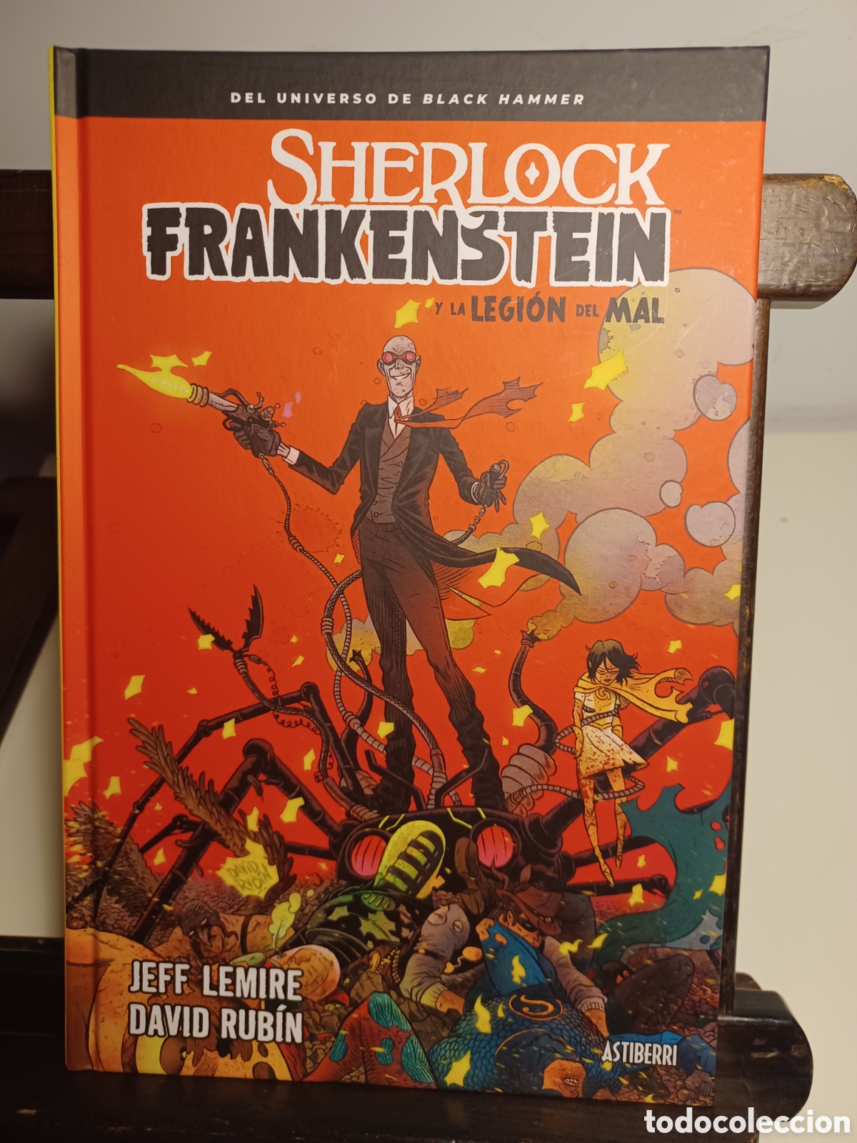 C&oacute;mics: Sherlock Frankenstein y la legi&oacute;n del mal/ Jeff Lemire/ Astiberri/ NUEVO A ESTRENAR