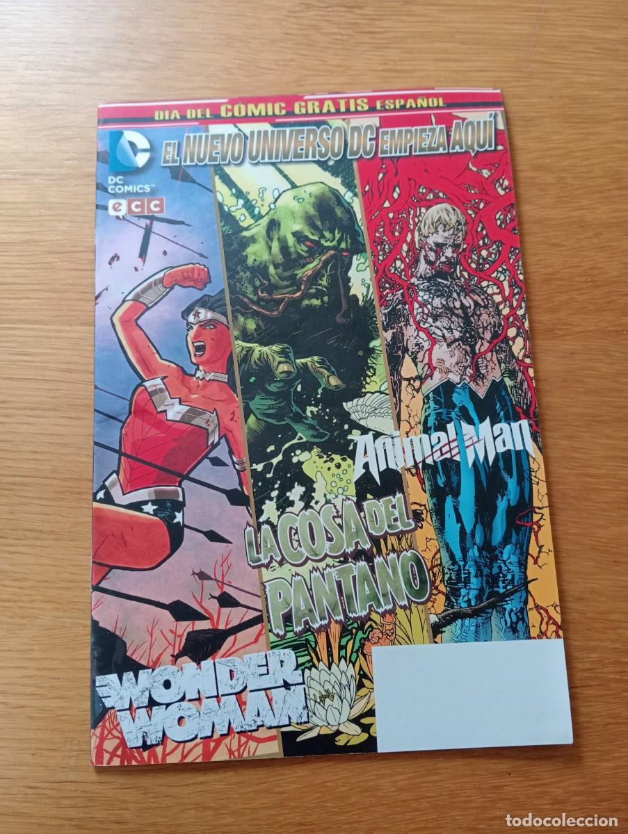 Comics: C&Oacute;MIC PROMOCIONAL. NUEVO UNIVERSO DC. ANIMAL MAN. WONDER WOMAN. LA COSA DEL PANTANO. GRAPA. ECC. DC.