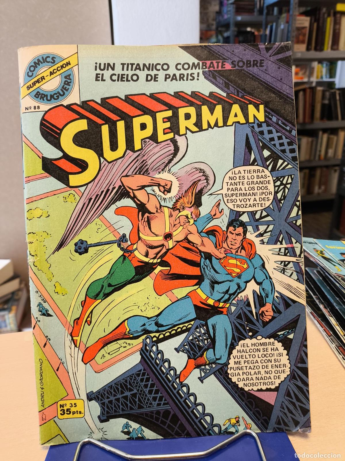 C&oacute;mics: SUPERMAN N&ordm; 35 - SUPER-ACCION BRUGUERA N&ordm; 88 - Vv. Aa.