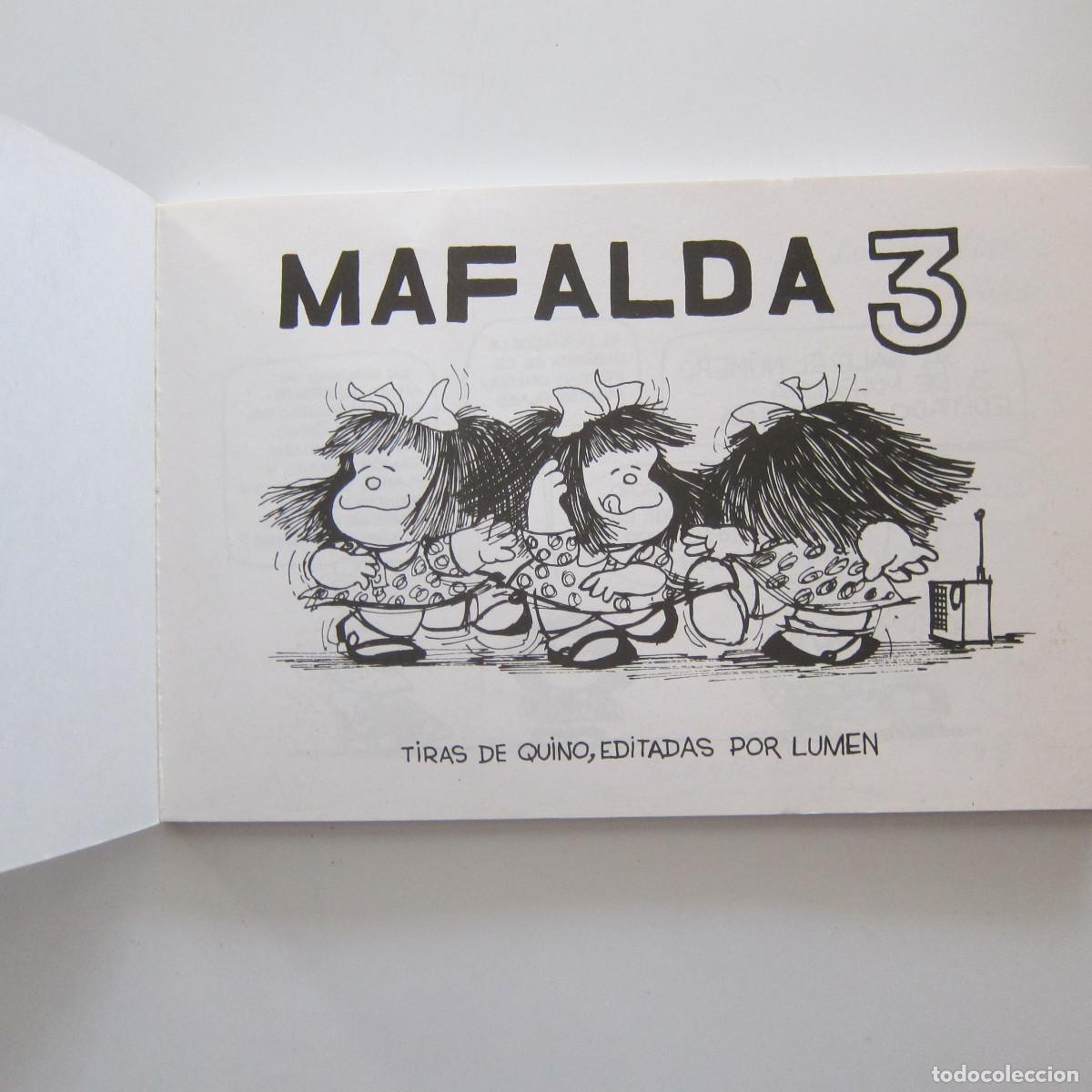C&oacute;mics: MAFALDA 3 - QUINO (LUMEN) COMIC LIBRO - Foto 7