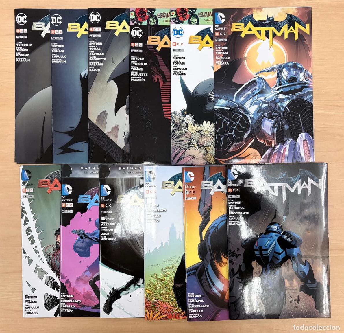 C&oacute;mics: LOTE DE 12 C&Oacute;MICS BATMAN N&ordm; 44-55 (INCOMPLETA). ECC, 2016